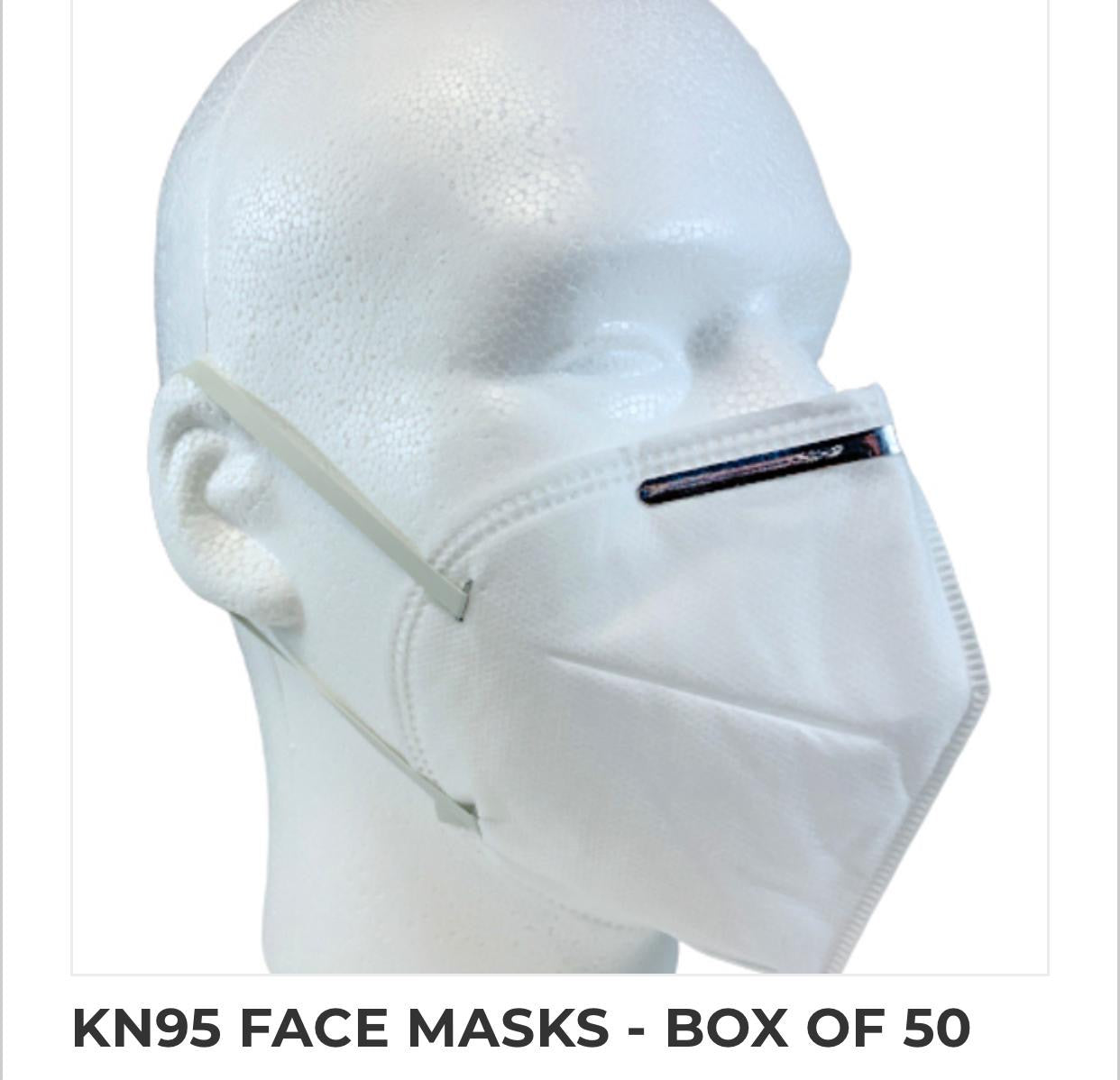 KN95 FACE MASKS - BOX OF 50