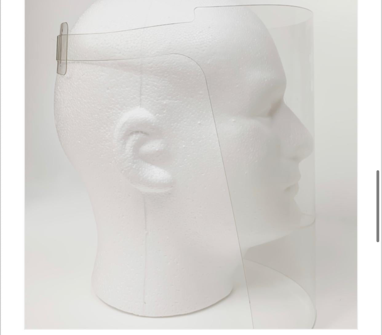 FULL FACE VISOR MASK PPE SHIELD PROTECTION REUSABLE- BOX OF 10